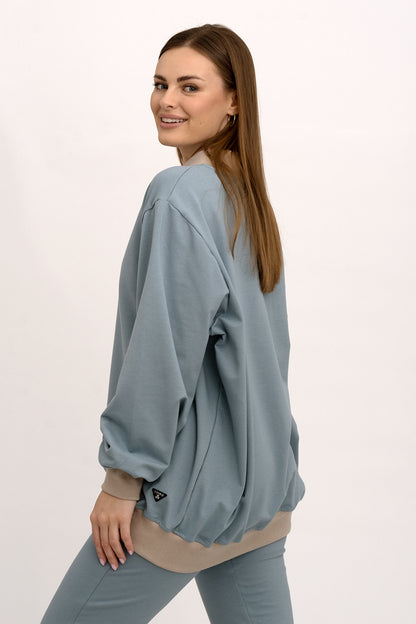 BLUZA    ,,COMFORT" NIEBIESKI
