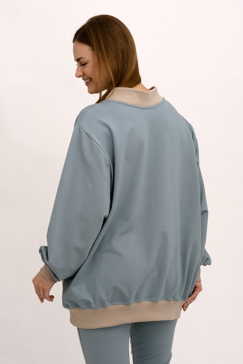 BLUZA    ,,COMFORT" NIEBIESKI