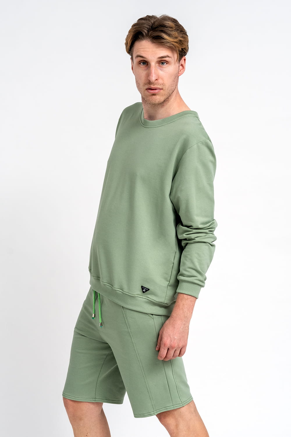 BLUZA BASIC MĘSKA "ETHAN" SZAŁWIA