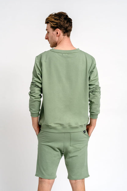 BLUZA BASIC MĘSKA "ETHAN" SZAŁWIA
