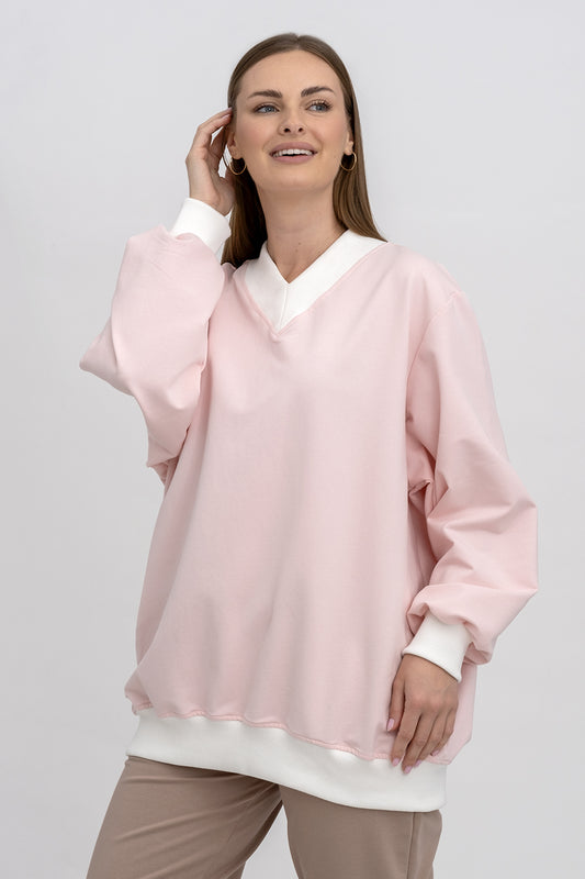 BLUZA    ,,COMFORT" RÓŻ