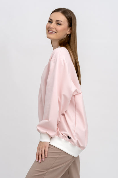 BLUZA    ,,COMFORT" RÓŻ