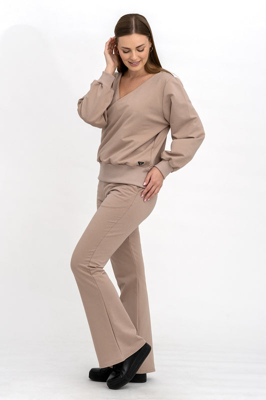 KOMPLET  DRESOWY ,,LUCCY" CAPUCINO