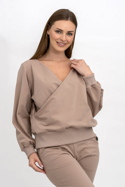 BLUZA ,,LUCCY"  CAPUCINO