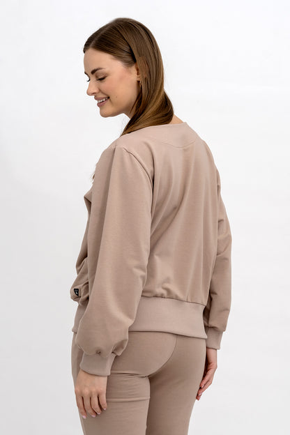 BLUZA ,,LUCCY"  CAPUCINO