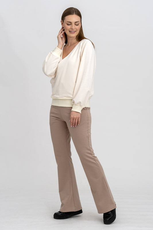 KOMPLET  DRESOWY ,,LUCCY" WANILIA/CAPUCINO