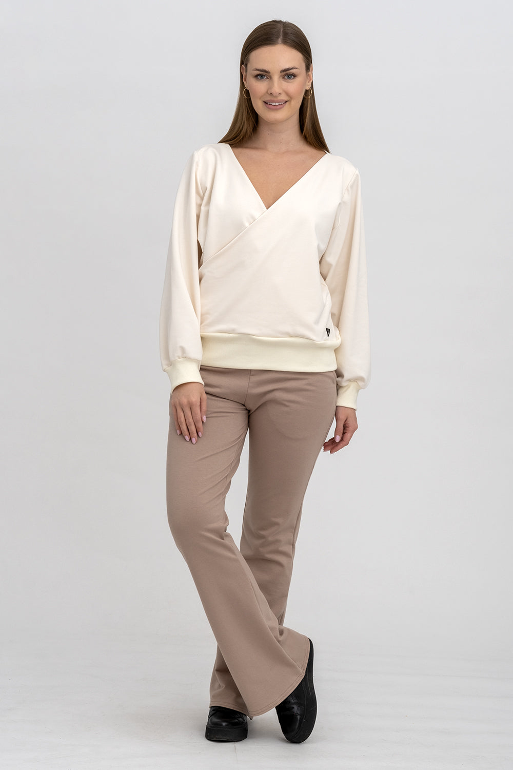 KOMPLET  DRESOWY ,,LUCCY" WANILIA/CAPUCINO