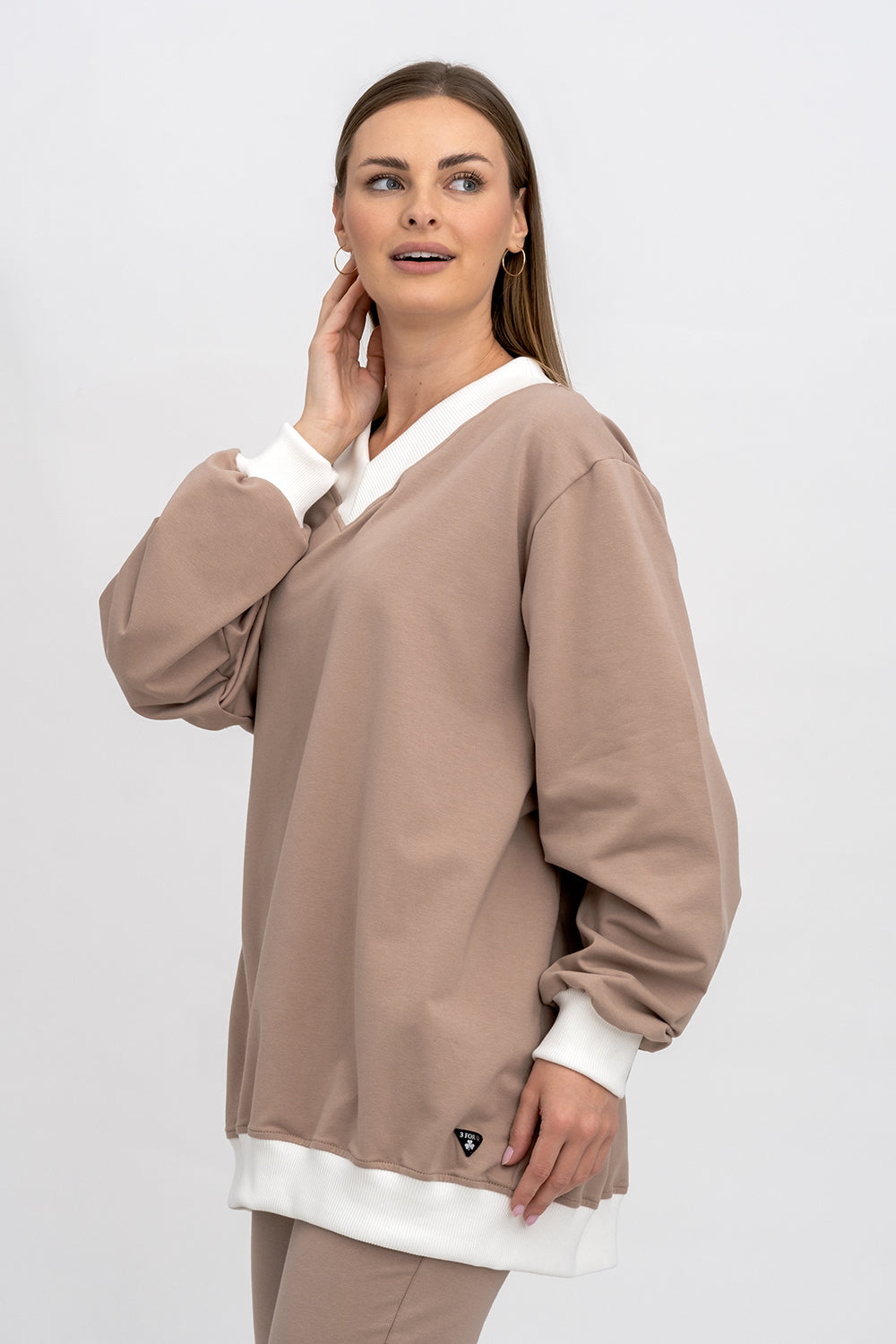 BLUZA    ,,COMFORT" CAPUCINO
