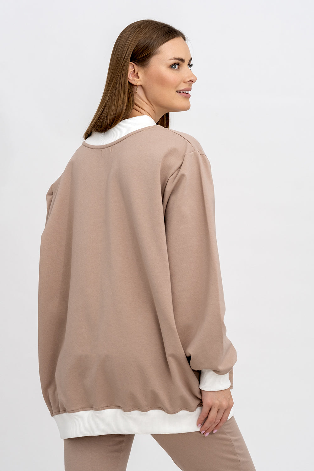 BLUZA    ,,COMFORT" CAPUCINO