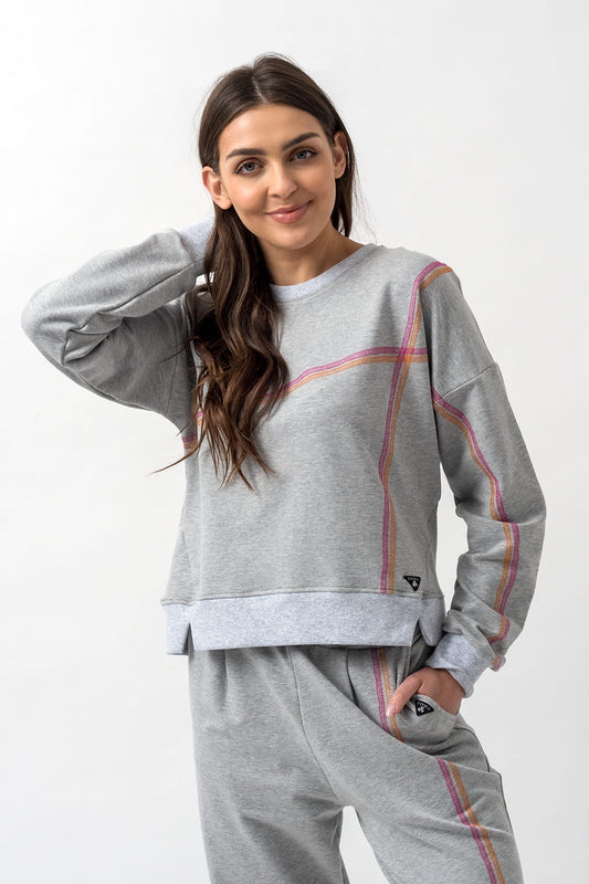 BLUZA DAMSKA "MEGAN" SZARA