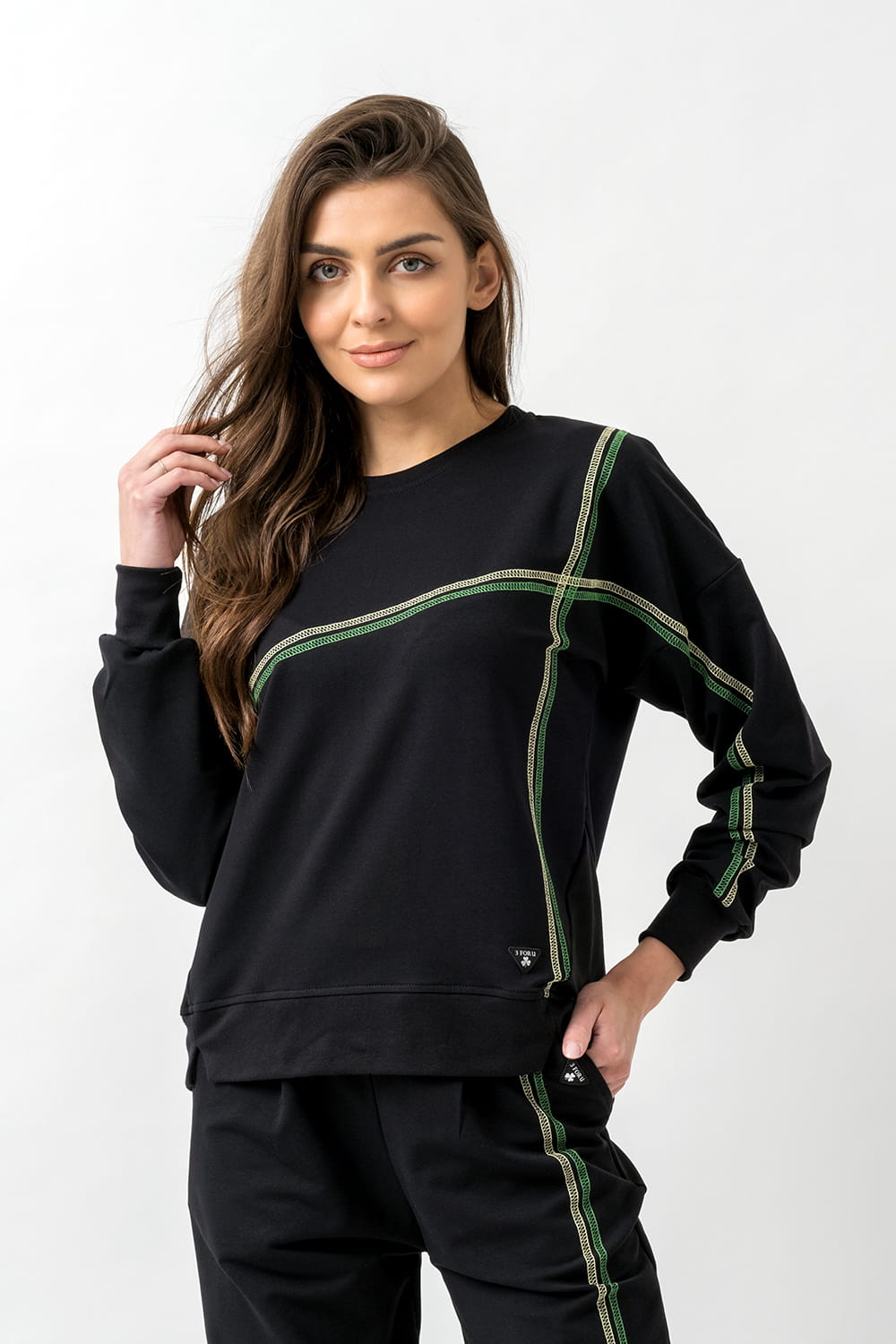 BLUZA DAMSKA "MEGAN" CZARNA