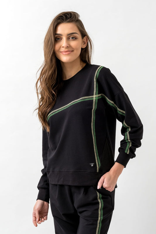 BLUZA DAMSKA "MEGAN" CZARNA
