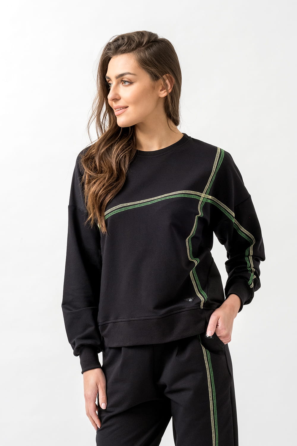BLUZA DAMSKA "MEGAN" CZARNA