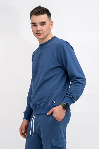 BLUZA  MĘSKA BASIC DO V DENIM