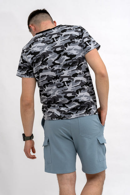 T SHIRT MĘSKI MORO DO V  Z NADRUKIEM