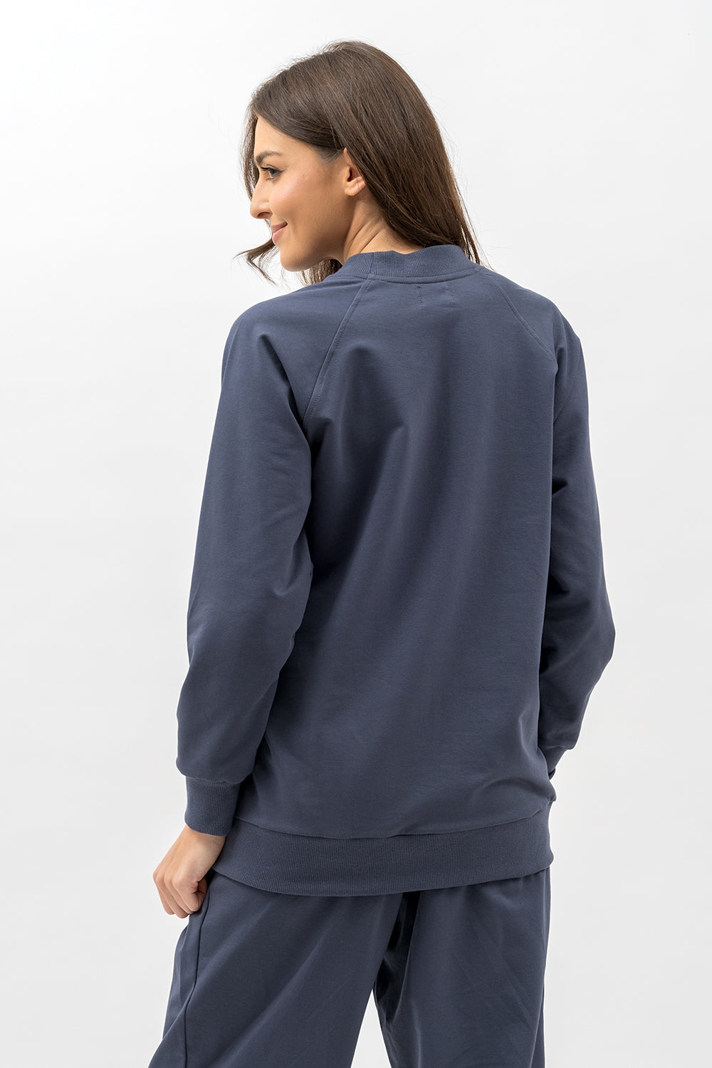 BLUZA DAMSKA RAGLAN  BASIC ,,ADALET" GRAFIT
