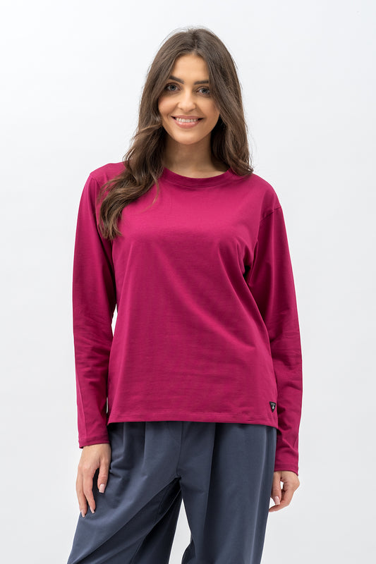 LONGSLEEVE LILY AMARANT