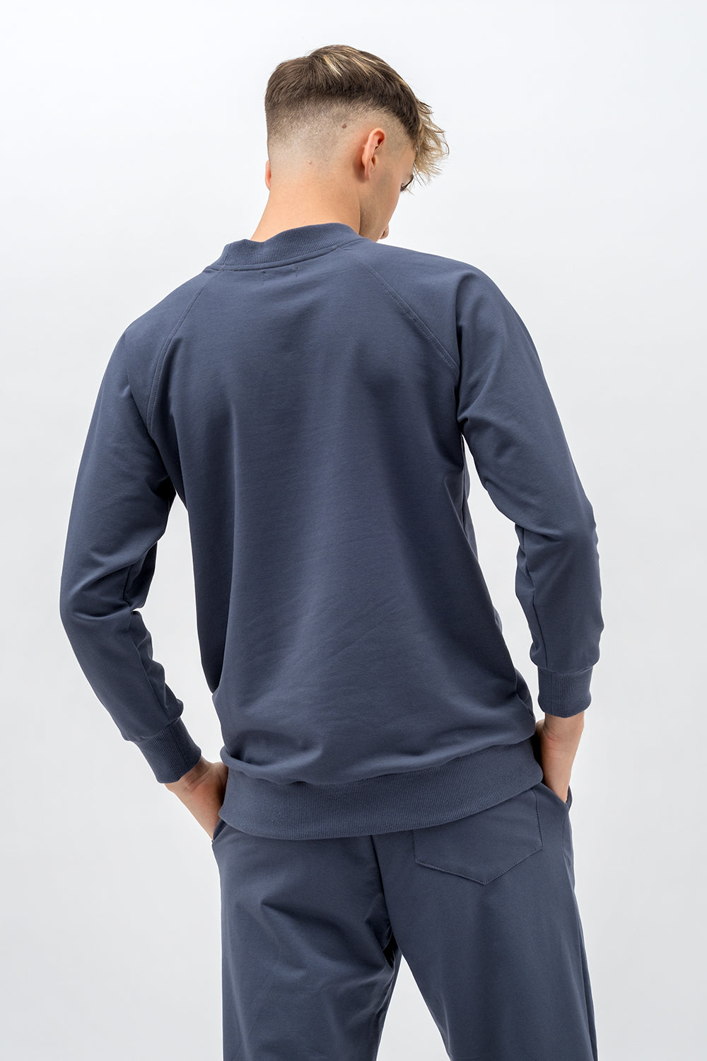 BLUZA  MĘSKA RAGLAN  BASIC ,,TOLGA" GRAFIT