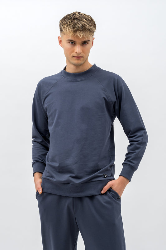 BLUZA  MĘSKA RAGLAN  BASIC ,,TOLGA" GRAFIT