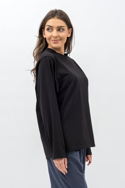 LONGSLEEVE LILY CZARNY