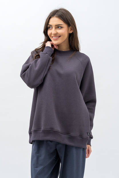BLUZA BASIC CIEPŁA ,,SEDA" GRAFIT