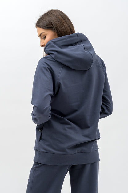 BLUZA Z KAPTUREM ,,SEHER" GRAFIT