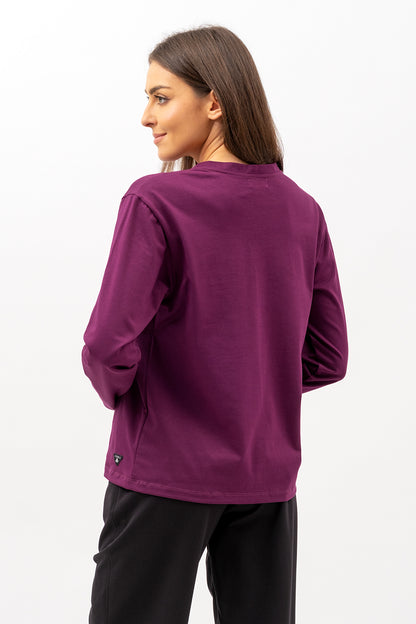 LONGSLEEVE LILY BAKŁAŻAN