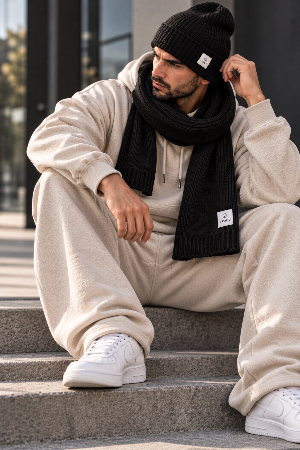 KOMPLET DIEGO  CZARNY