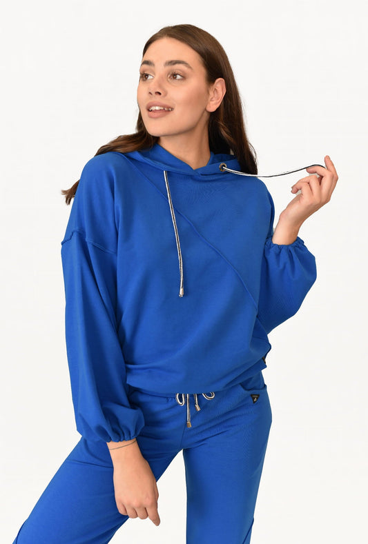 BLUZA POCZUJ WYGODĘ SZAFIR
