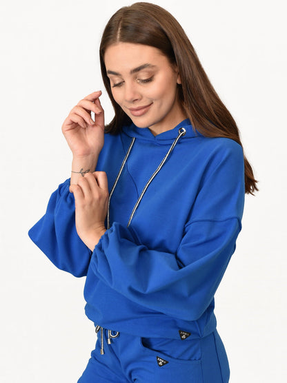 BLUZA POCZUJ WYGODĘ SZAFIR