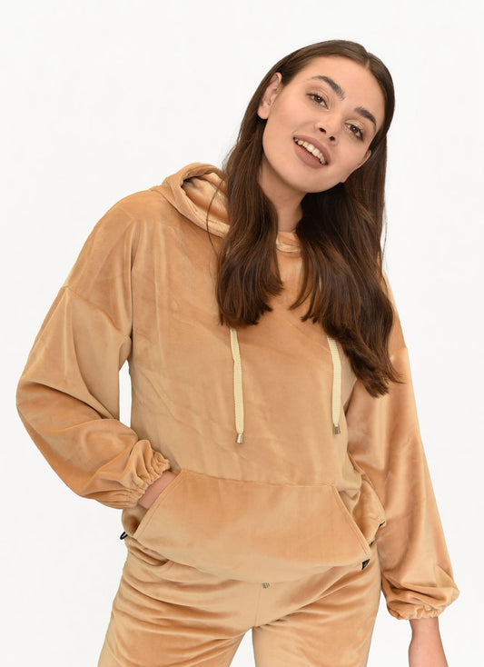 BLUZA POCZUJ WYGODĘ KARMEL
