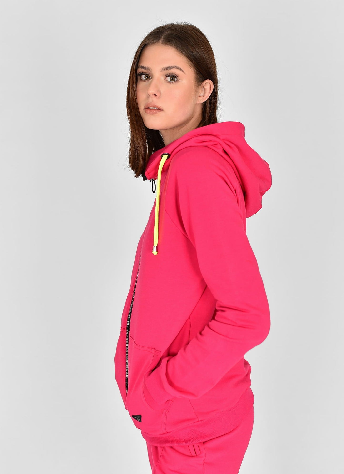 BLUZA NA ZAMEK FUKSJA SUZANA