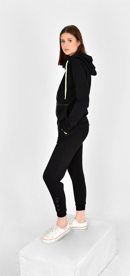 SPODNIE SKINNY GLORIA CZARNE