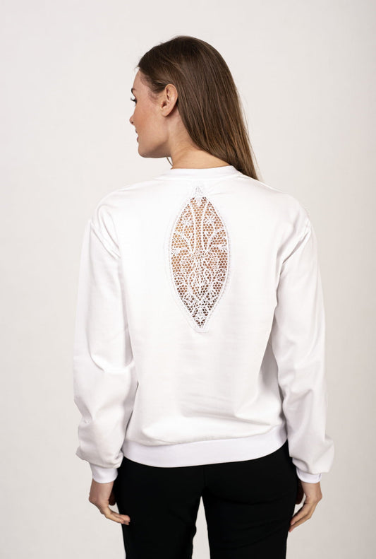 BLUZA DAMSKA "DARYA" BIAŁA